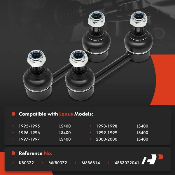 Sway Bar Link Rear Driver & Passenger A-Premium APCA8348