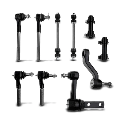 10 Pcs Front Stabilizer Bar Link Tie Rod End