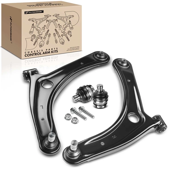 A Set of 4 Control Arm and Ball Joint Kit Front Side A-Premium APCA1671
