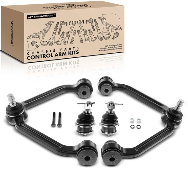 A Set of 4 Control Arm and Ball Joint Kit Front Side A-Premium APCA1675