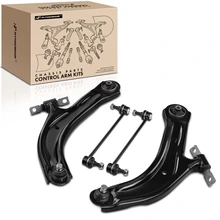 2007-2012 Nissan Sentra A Set of 4 Control Arm and Sway Bar Link Kit Front Side A-Premium APCA1694