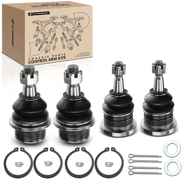 2003-2008 Chevrolet Express 1500 Ball Joint Front Lower & Upper A-Premium APCA1704