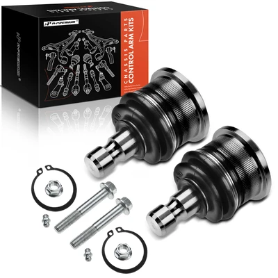 2 Pcs Front Upper Ball Joint