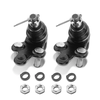 2 Pcs Front Lower Suspension Ball Joints