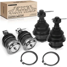 4 Pcs Front Lower & Upper Ball Joint