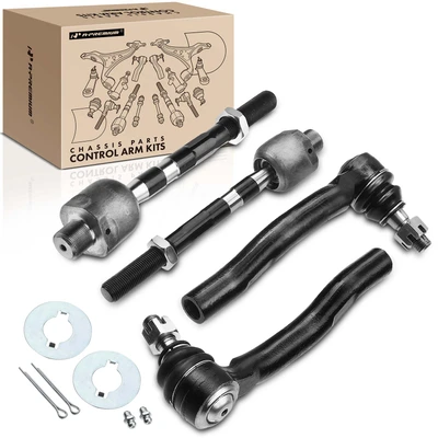 4 Pcs Inner & Outer Tie Rod Ends