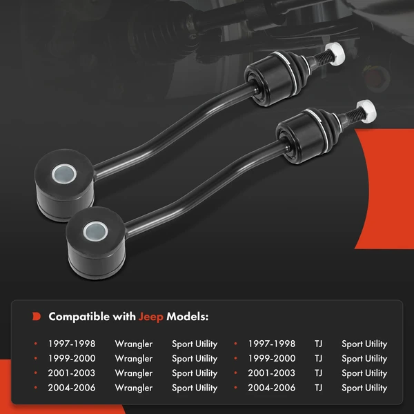 Sway Bar Link, Front Side, A-Premium APCA1784