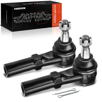 2 Pcs Front Outer Steering Tie Rod End