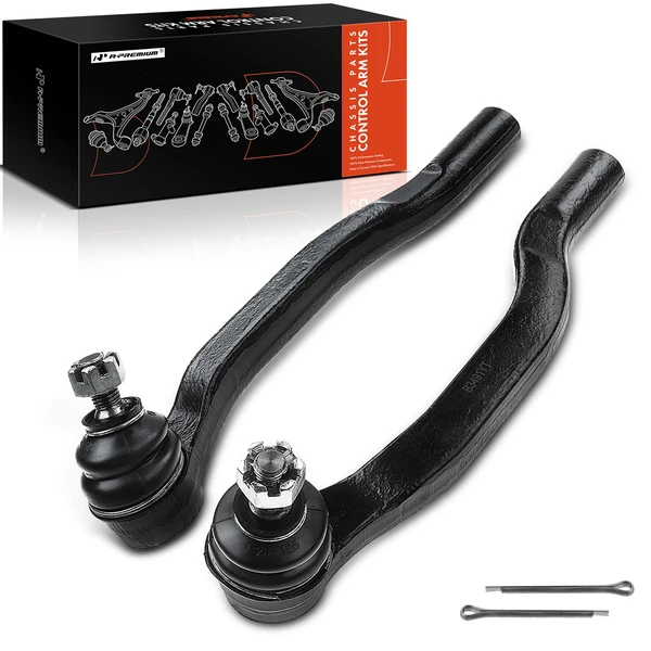 2 Pcs Outer Steering Tie Rod End for Acura CL 2001-2003 TL 1999-2003 Honda Accord