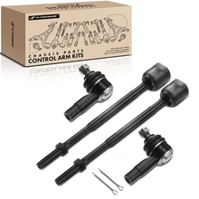 4 Pcs Inner & Outer Tie Rod End