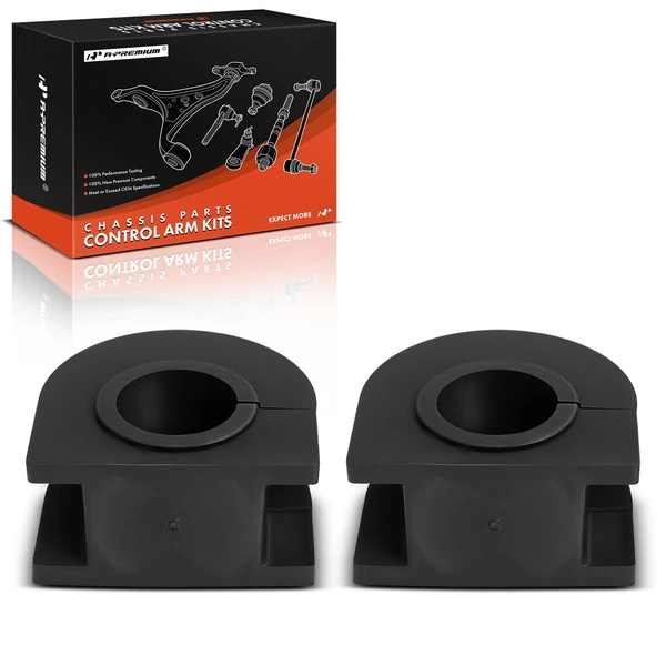 1975-1986 Chevrolet C10 2-Pc Sway Bar Bushing Kit with Bar, Front To Frame A-Premium APCA9557
