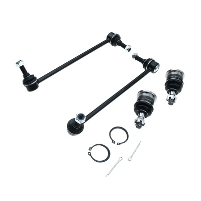 4 Pcs Front Ball Joint Stabilizer Bar Link