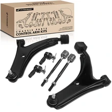 1995-1997 Geo Metro A Set of 6 Control Arm and Tie Rod End Kit Front Lower A-Premium APCA1855
