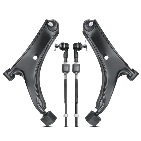 A Set of 6 Control Arm and Tie Rod End Kit Front Lower A-Premium APCA1855
