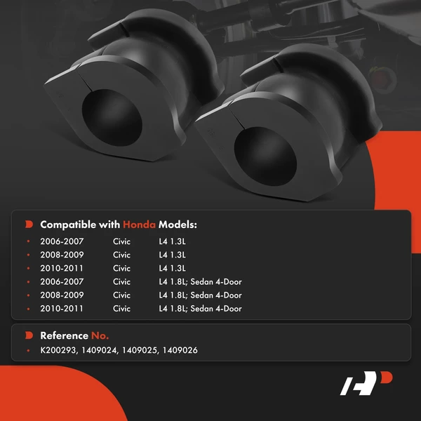 2-Pc Sway Bar Bushing Kit, Front To Frame A-Premium APCA9558