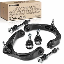 2006-2008 Dodge Ram 1500 A Set of 6 Control Arm Ball Joint and Sway Bar Link Kit Front Upper A-Premium APCA1862