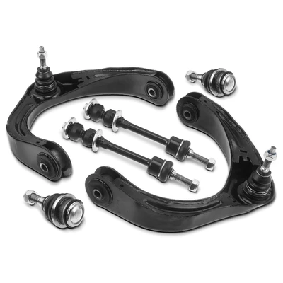 6 Pcs Front Upper Control Arm & Ball Joint Assembly