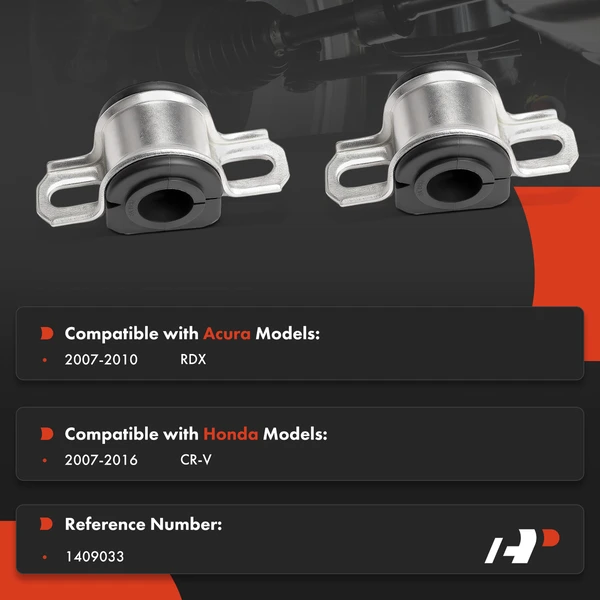 2-Pc Stabilizer Sway Bar Bushing Kit, Front To Frame A-Premium APCA9559