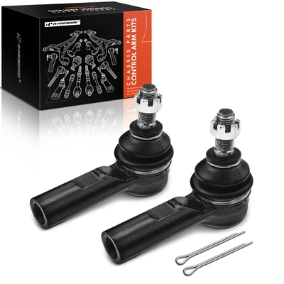 2 Pcs Front Outer Tie Rod End