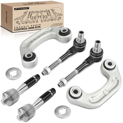 6 Pcs Stabilizer Bar Link & Tie Rod End