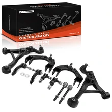 1995-2000 Chrysler Cirrus A Set of 10 Control Arm Sway Bar Link and Tie Rod End Kit Front Side A-Premium APCA1877