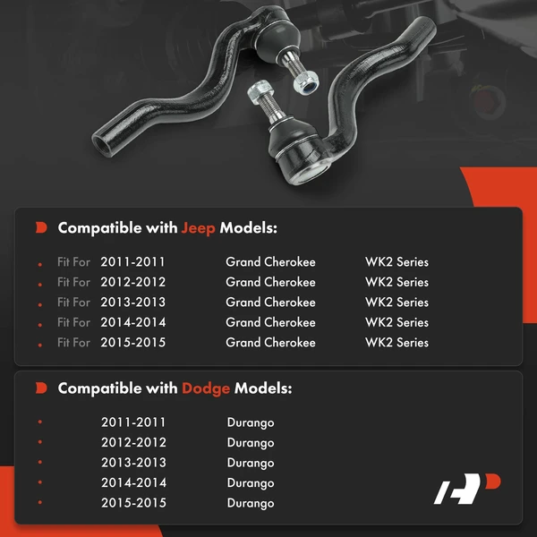 Tie Rod End Front Driver & Passenger Outer A-Premium APCA9137