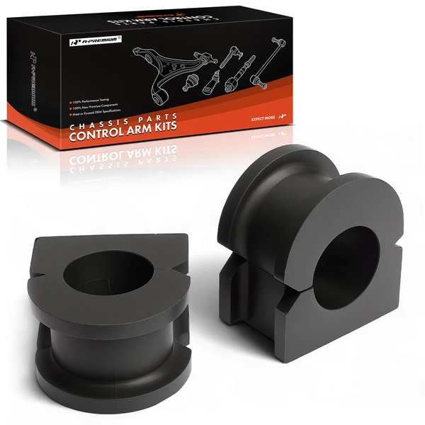 2-Pc Sway Bar Bushing Kit with Bar, Front To Frame A-Premium APCA9541