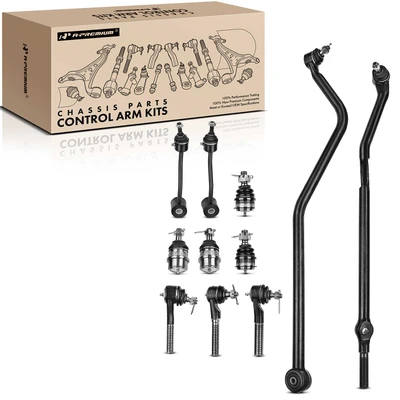 11 Pcs Front Stabilizer Bar End Link Tie Rod End Kit