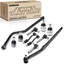 1991-2001 Jeep Cherokee A Set of 11 Ball Joint Sway Bar Link Tie Rod End Track Bar Kit Front Side A-Premium APCA1235