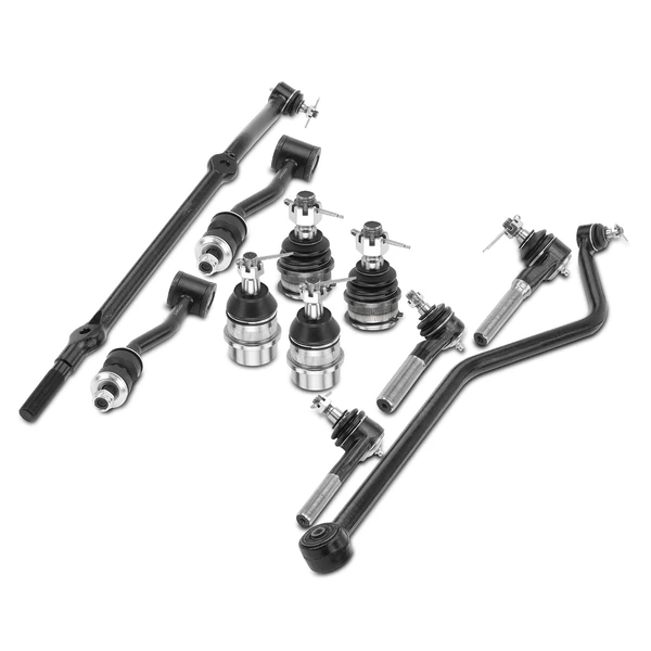 A Set of 11 Ball Joint Sway Bar Link Tie Rod End Track Bar Kit Front Side A-Premium APCA1235