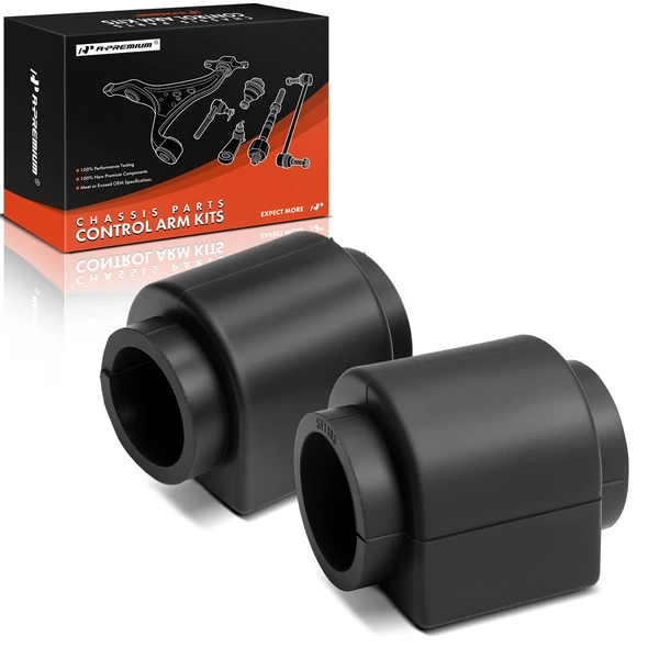 2-Pc Sway Bar Bushing Kit with Bar, Front To Frame A-Premium APCA9543