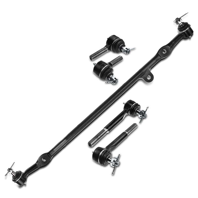 5 Pcs Inner & Outer Tie Rod End Steering Center Link for Toyota Pickup 84-95 RWD