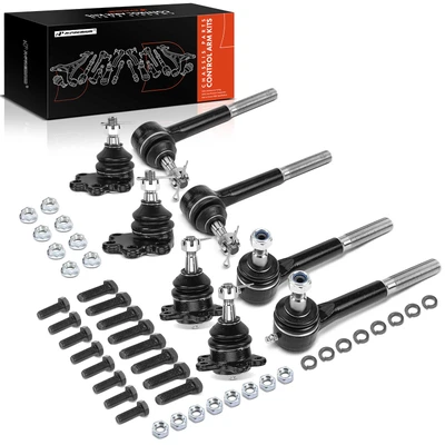 8 Pcs Tie Rod End & Ball Joint