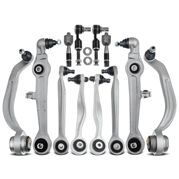 A Set of 12 Control Arm and Tie Rod End Kit Front Side A-Premium APCA1261