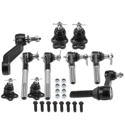 10 Pcs Idler & Pitman Arm Tie Rod End & Ball Joint