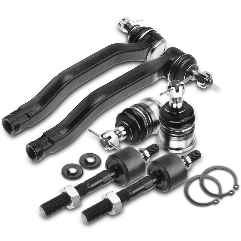 A Set of 6 Ball Joint and Tie Rod End Kit Front Side A-Premium APCA1286