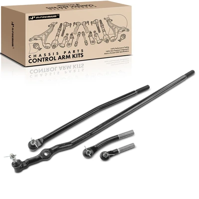 4 Pcs Inner & Outer Tie Rod End