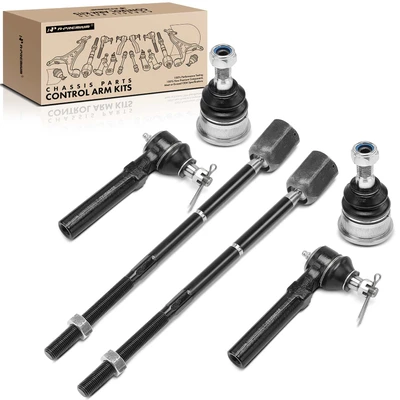 6 Pcs Tie Rod End & Ball Joint