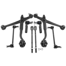8 Pcs Control Arm & Stabilizer Bar Link Tie Rod Kit
