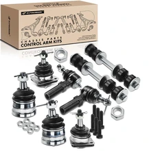 1993-2002 Chevrolet Camaro A Set of 8 Ball Joint Sway Bar Link and Tie Rod End Kit Front & Rear A-Premium APCA1299