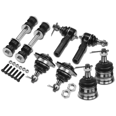 8 Pcs Front or Rear Sway Bar Link Tie Rod End Ball Joint