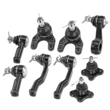 9 Pcs Pitman Arm with Ball Joint Tie Rod End