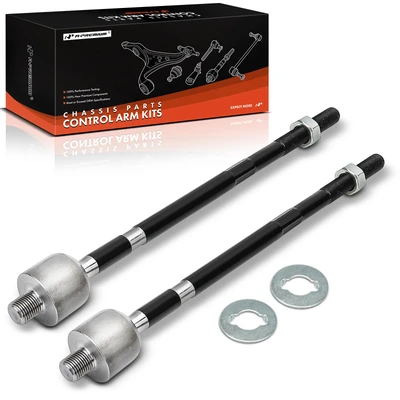 2 Pcs Front Driver & Passenger Inner Tie Rod End