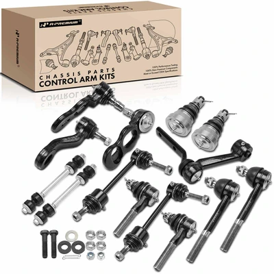 14 Pcs Sway Bar Link & Tie Rod End & Ball Joint