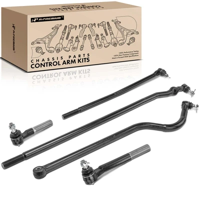 5 Pcs Tie Rod End Track Bar