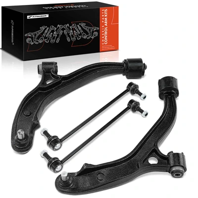 4 Pcs Control Arm with Ball Joint & Sway Bar