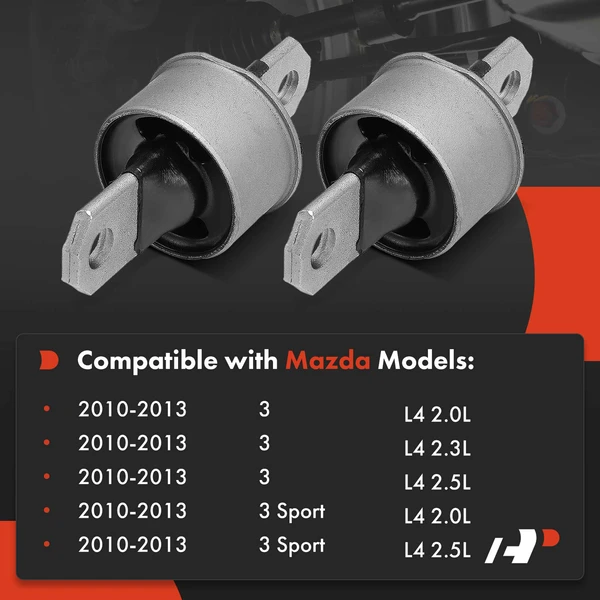 2-Pc Trailing Arm, Rear Side A-Premium APCA9129