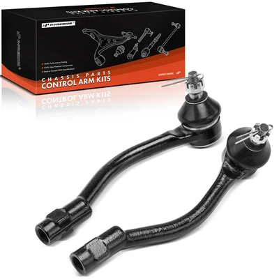 2 Pcs Front Outer Tie Rod End Kit