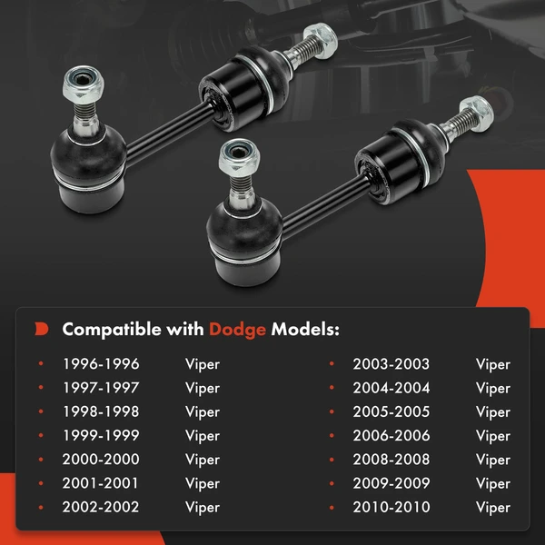 Sway Bar Link Rear Driver & Passenger A-Premium APCA8345