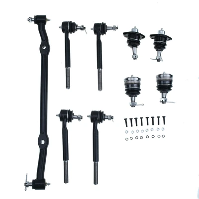 9 Pcs Inner & Outer Tie Rod End Ball Joint